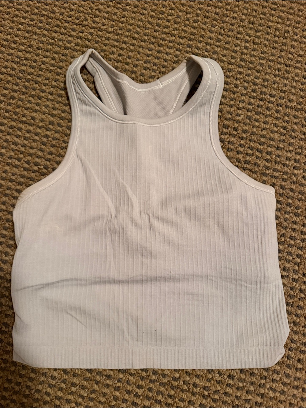 Lululemon light grey tank